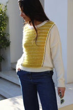 Pull Petra Naturel Et Palmier