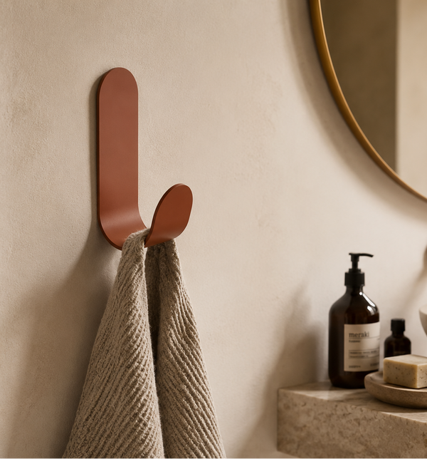 Le Malin - Wall Hook - Steel - Matt Terracotta