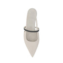 Ballerines - Brunello Cucinelli Slingback Flats - Cream