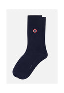 Chaussettes Mi-Hautes Unies Bleu Marine - Robuste Marine