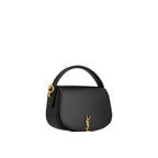 Saint Laurent - Voltaire Half-Moon Crossbody Bag - Women - Black