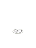 Midnight Flowers - 2er-Set Brotteller - Bone-China-Porzellan - Fiore Rosa