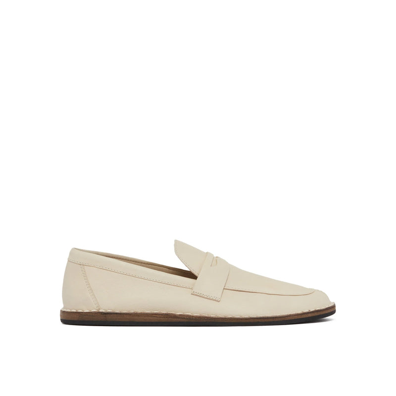 Mocassins - The Row Cary Leather - Cream