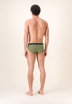 Terrible Chevron Cotton Briefs - Anise Yellow