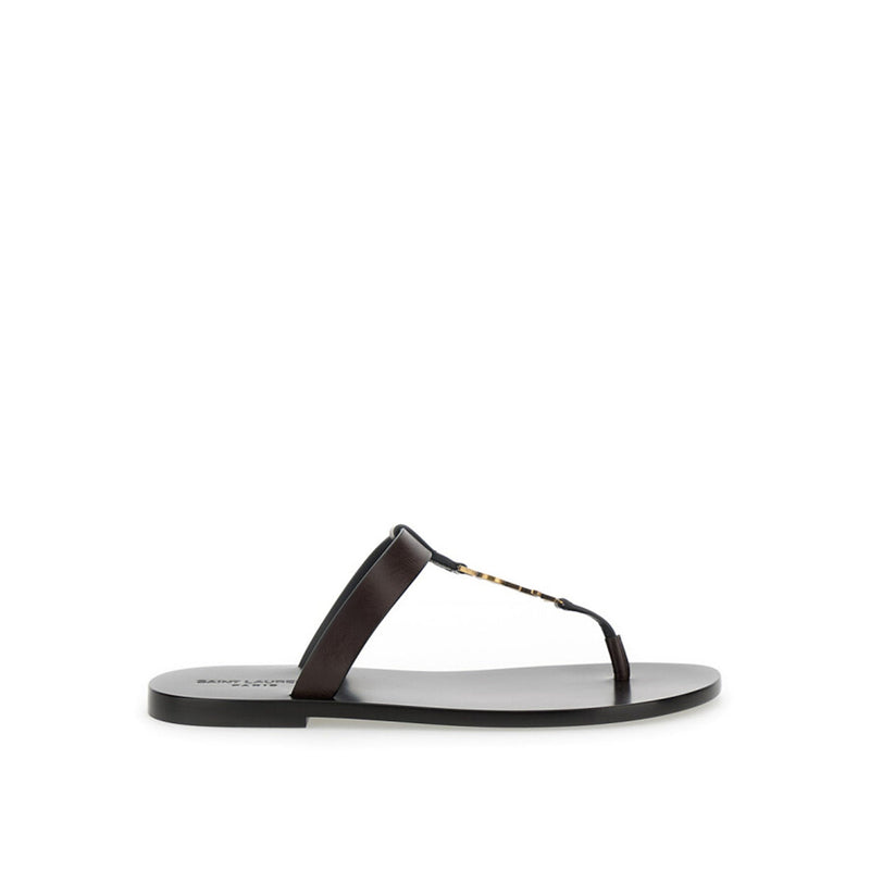Sandales - Saint Laurent Cassandre 05 Flat - Brown