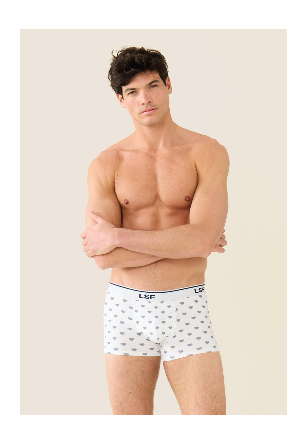 Marius Petit Coeur Cotton Boxer Briefs - Navy