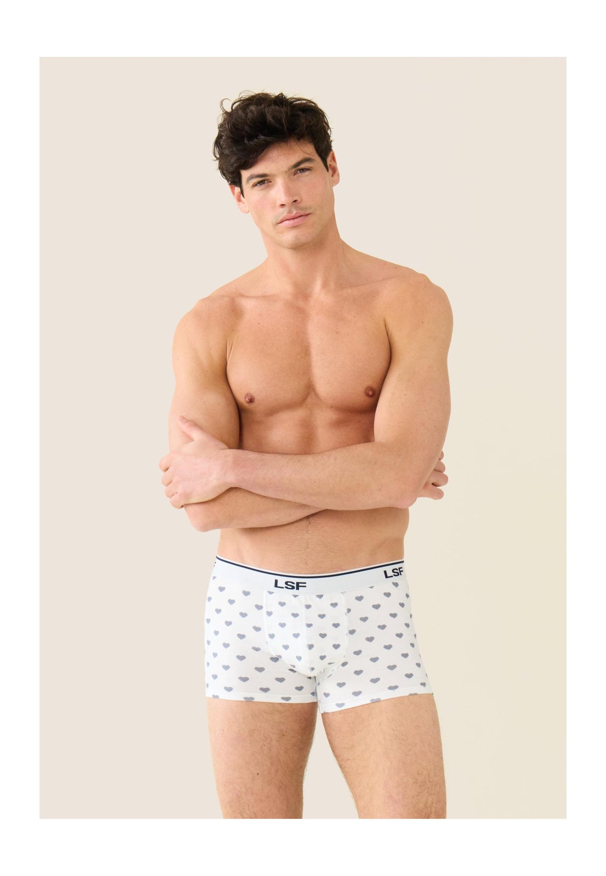 Marius Petit Coeur Cotton Boxer Briefs - Navy