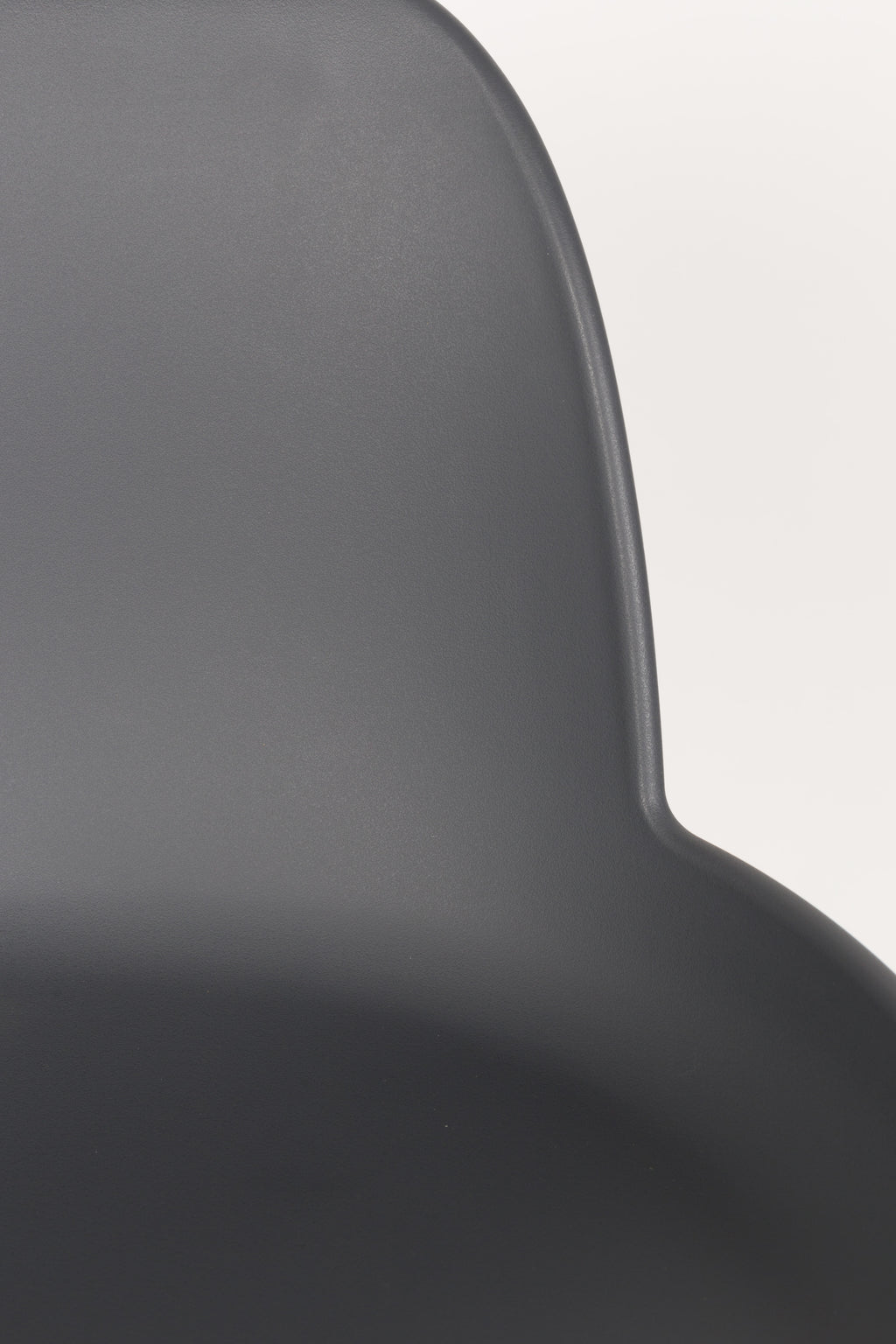 Albert Kuip 65 Cm - Bar & Counter Stool - Polypropylene Plastic - Dark Gray