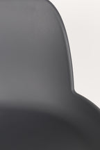 Albert Kuip 65 Cm - Bar & Counter Stool - Polypropylene Plastic - Dark Gray