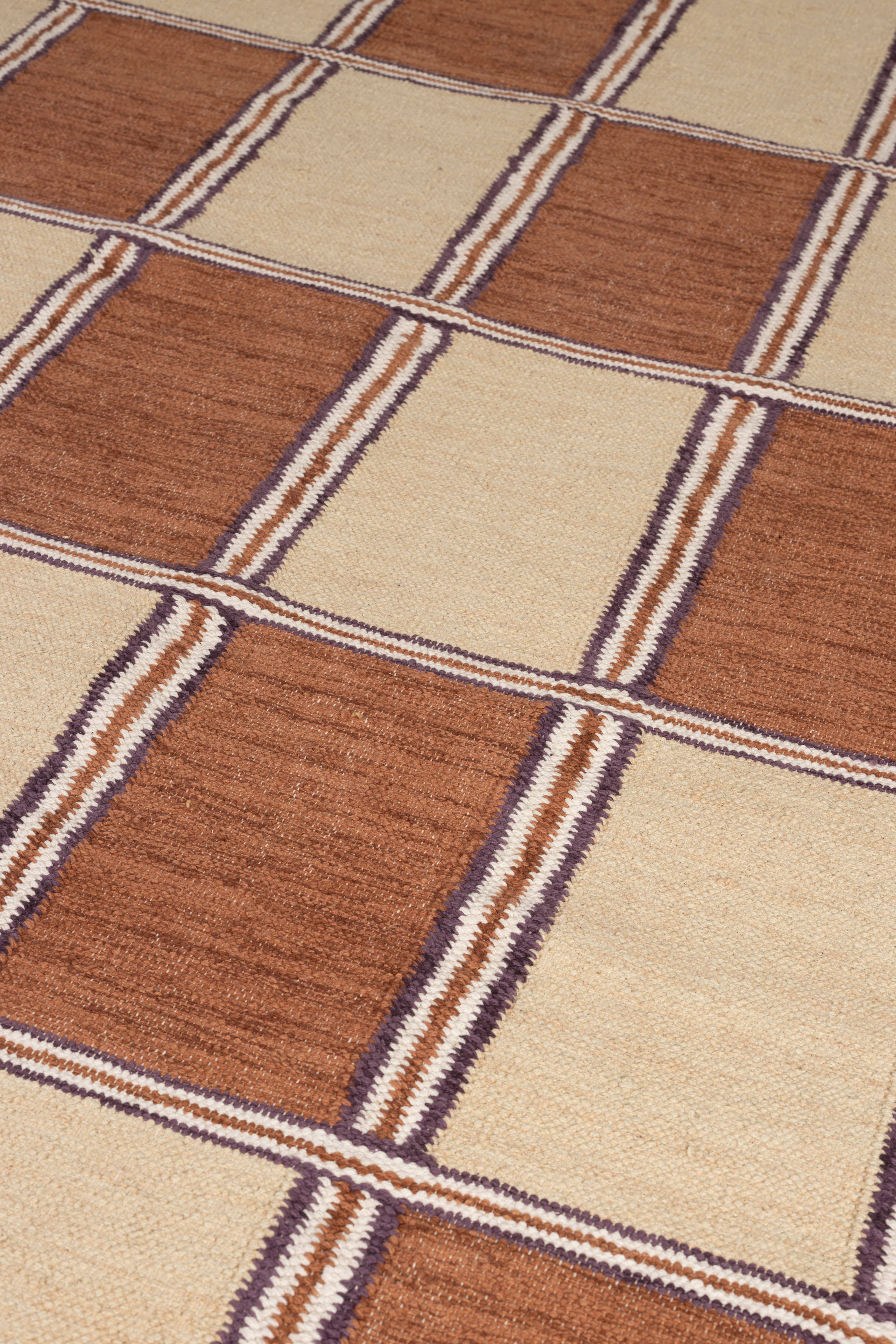 Gambit - Tapis - Coton - Beige/Terracotta