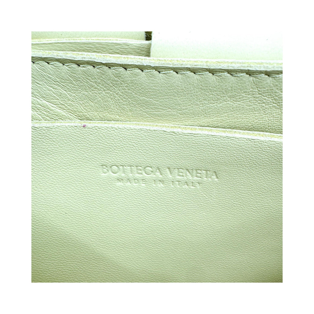 Pochette Bottega Veneta Cassette Belt Cuir - Jaune