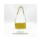 Pochette Bottega Veneta Cassette Belt Cuir - Jaune