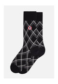 Calcetines De Media Caña De Cuadros Fantasía Lucas Tartan - Negro