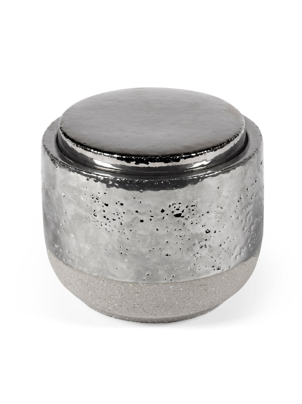 Candles Smoked Jasmine - Bougie D'ambiance - L - Cire De Soja Et Paraffine - Argent