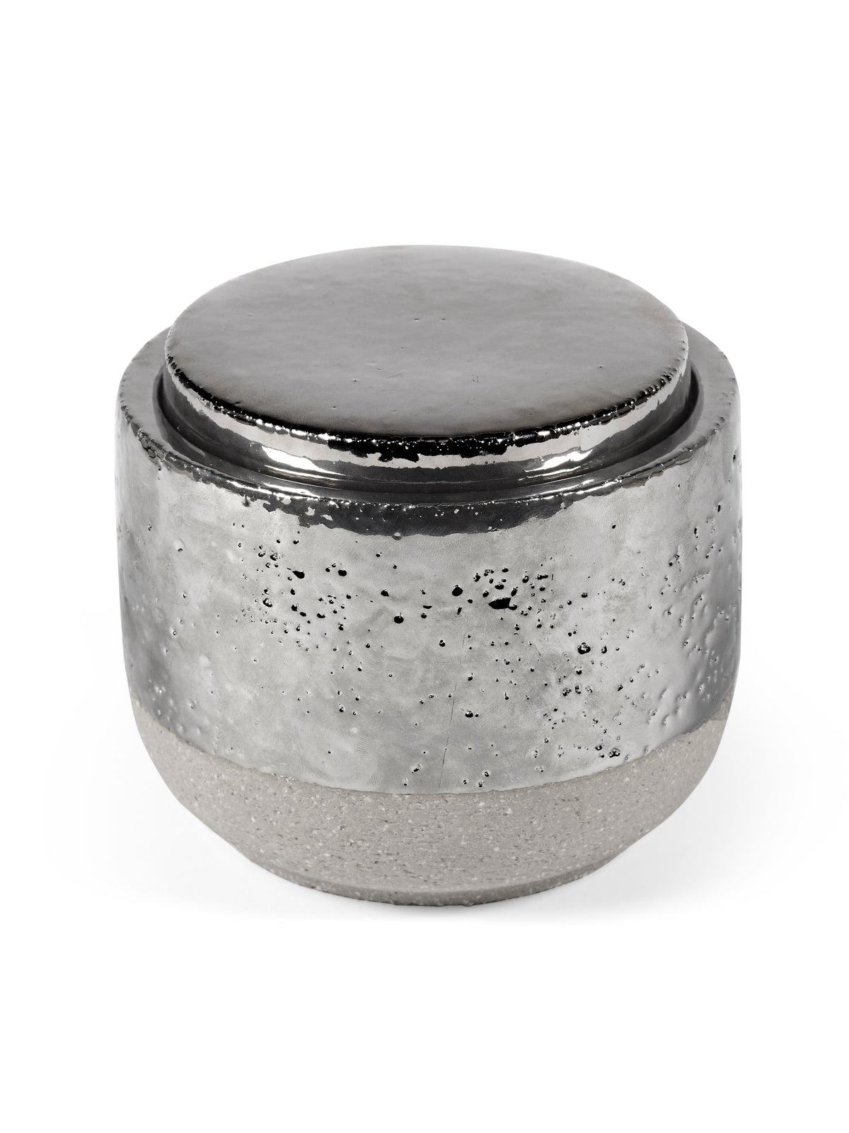 Candles Smoked Jasmine - Bougie D'ambiance - L - Cire De Soja Et Paraffine - Argent