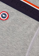 Boxer Long Gris En Coton - Michel Gris
