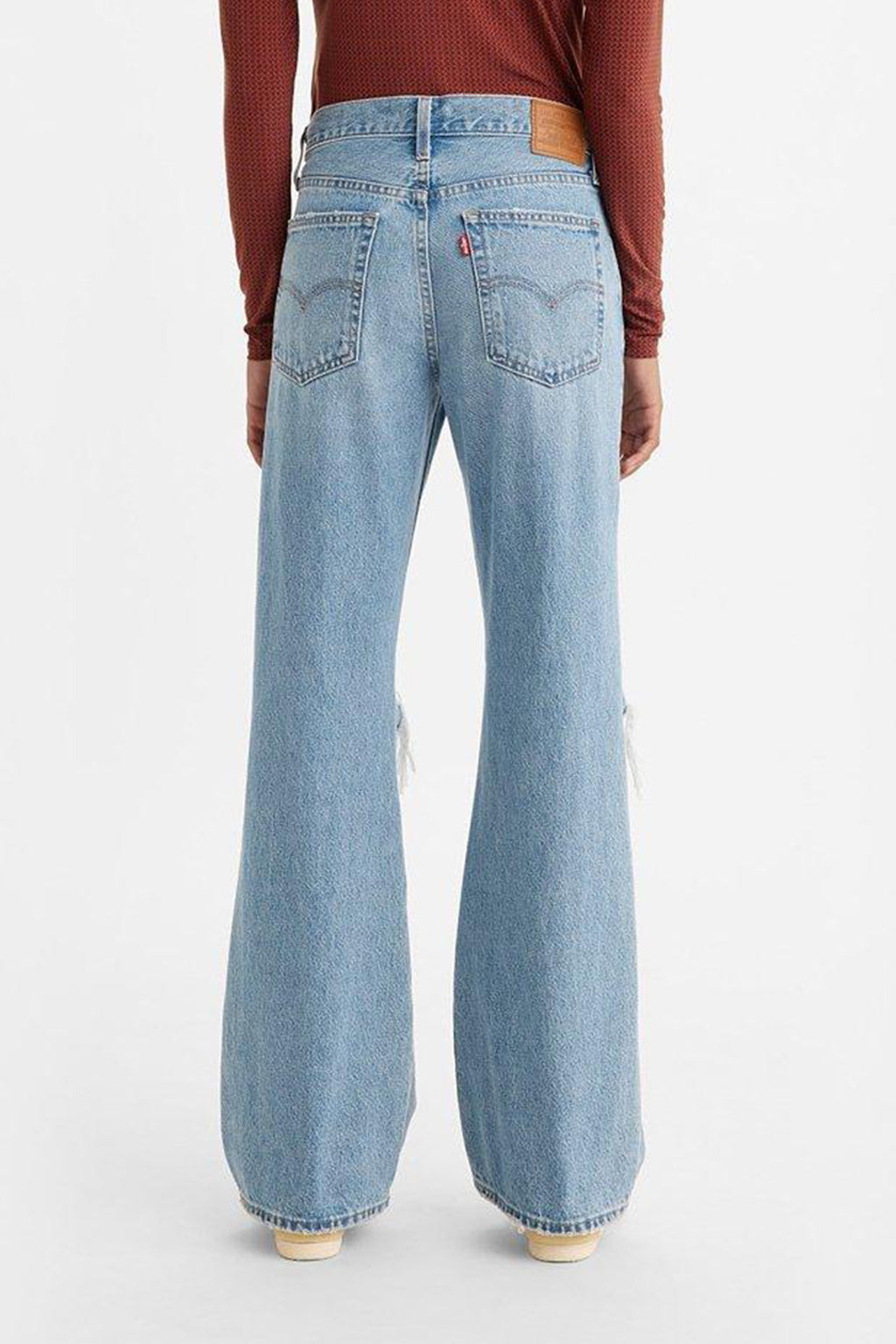 Levi´S ® Baggy Boot Jeans Azul 30 \/ 31 Mulher