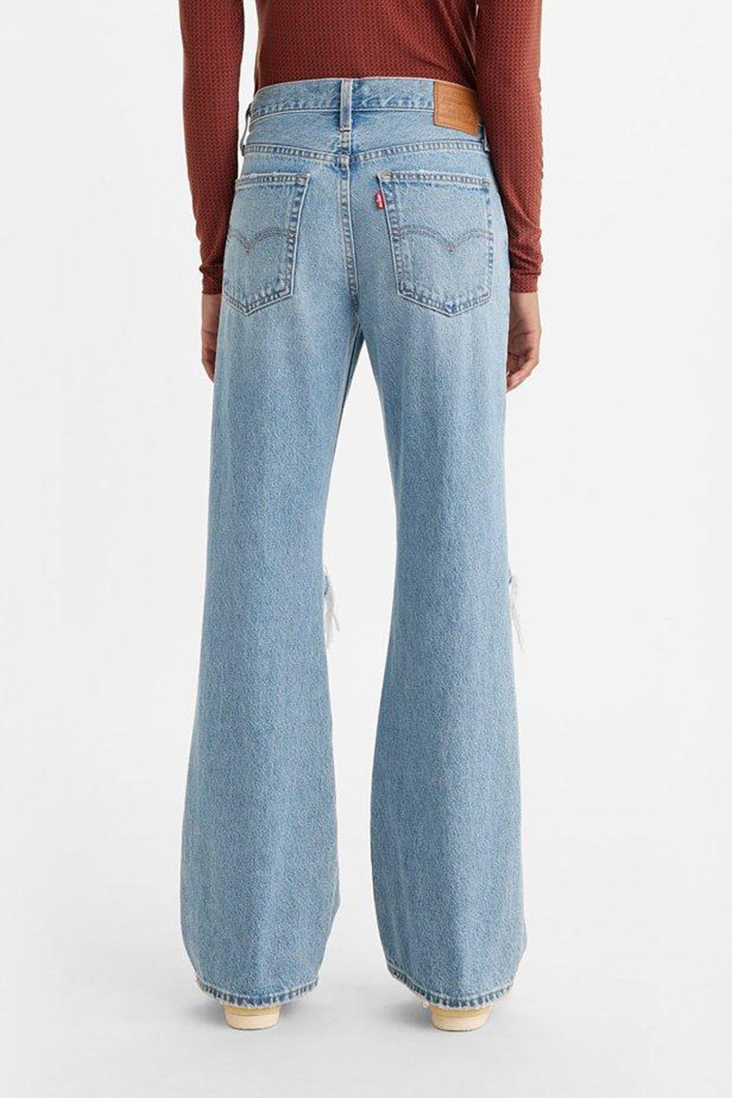 Levi´S ® Baggy Boot Jeans Azul 30 \/ 31 Mulher