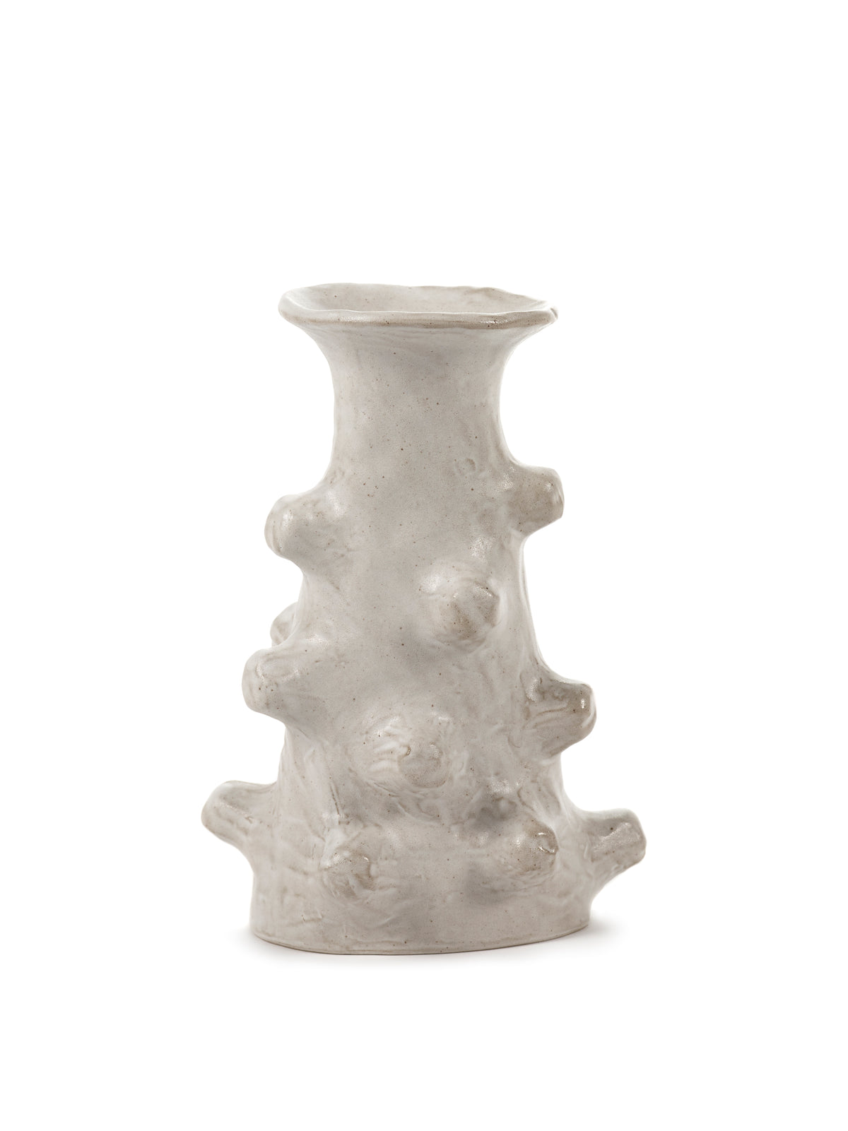 Marie Billy - Vase 03 - S - Grès - Blanc