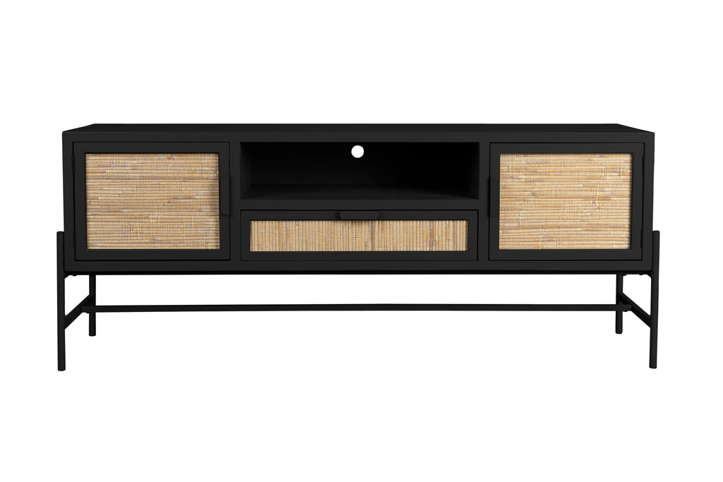 Yasu - Buffet - Bois de sapin de Chine - Noir