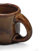 Out Of Lines - Lot De 2 Tasses À Expresso - Grès - Ocre
