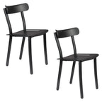 Friday - Outdoor Chair - Aluminum - Black