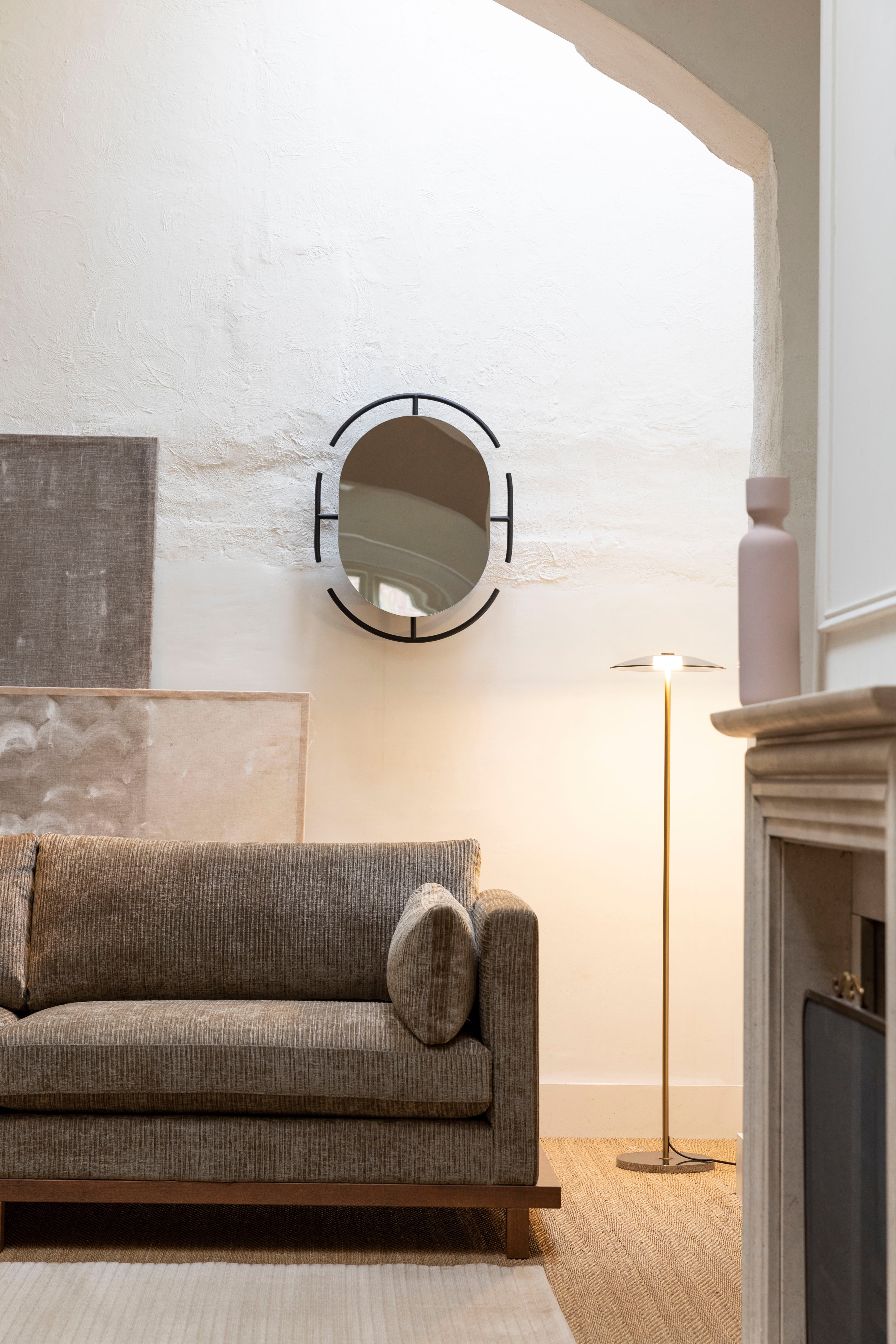 Emma - Mirror - Steel - Black