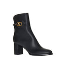 Bottes - Valentino Garavani Vlogo Signature Leather  - Black