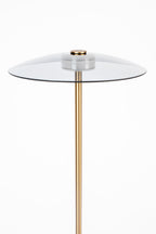 Float - Floor lamp - Tempered glass - Gold