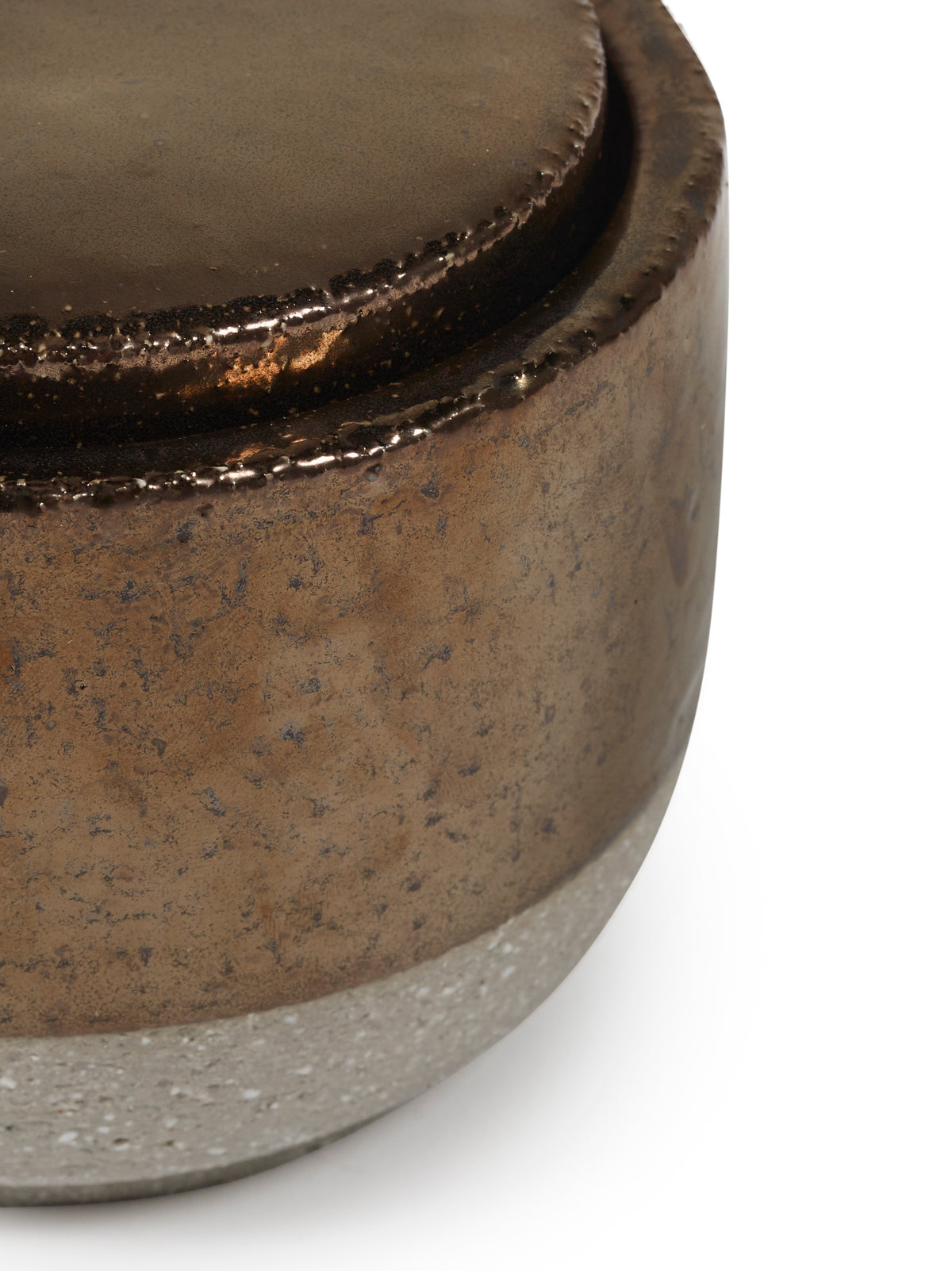 Candles Charred Santal - Bougie D'ambiance - M - Cire De Soja Et Paraffine - Or