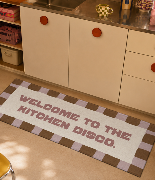 Tapis de Cuisine "Welcome Kitchen Disco"