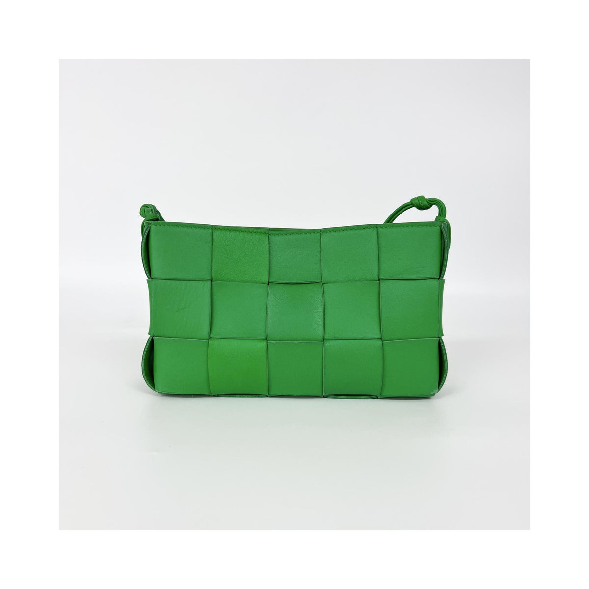 Sac Porté Épaule Bottega Veneta Cassette Mini Cuir - Vert