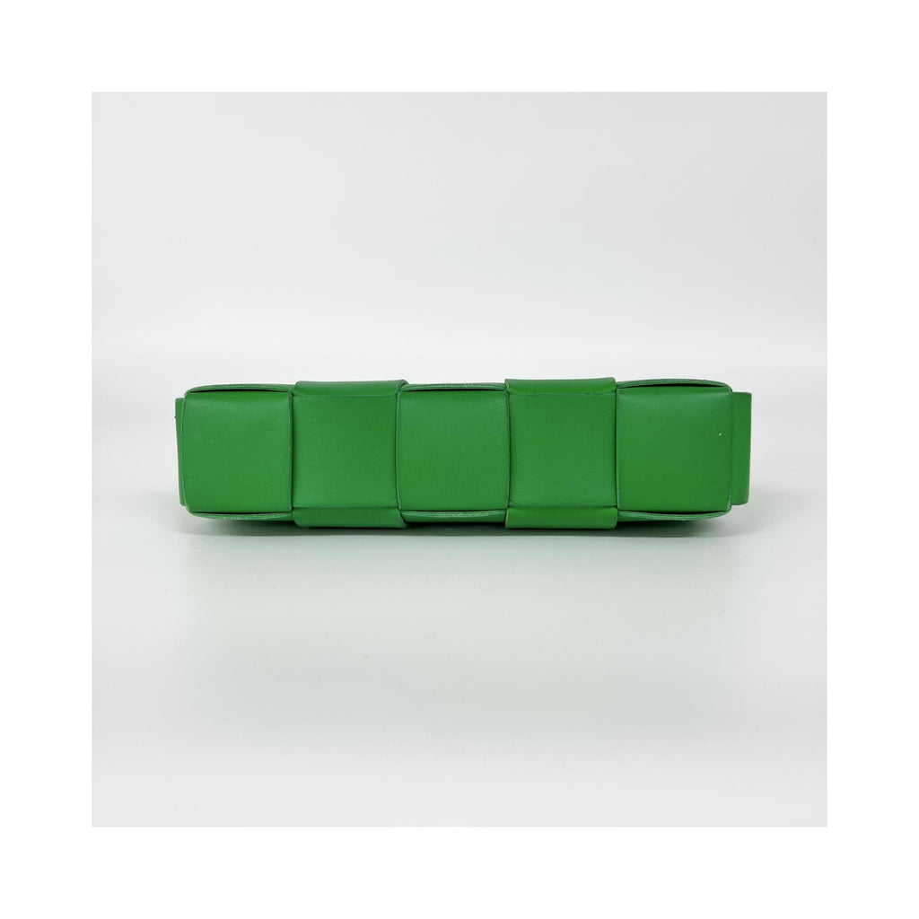 Sac Porté Épaule Bottega Veneta Cassette Mini Cuir - Vert