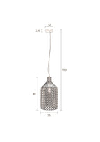 Jim Haute - Pendant Lamp - Iron - Black/Silver