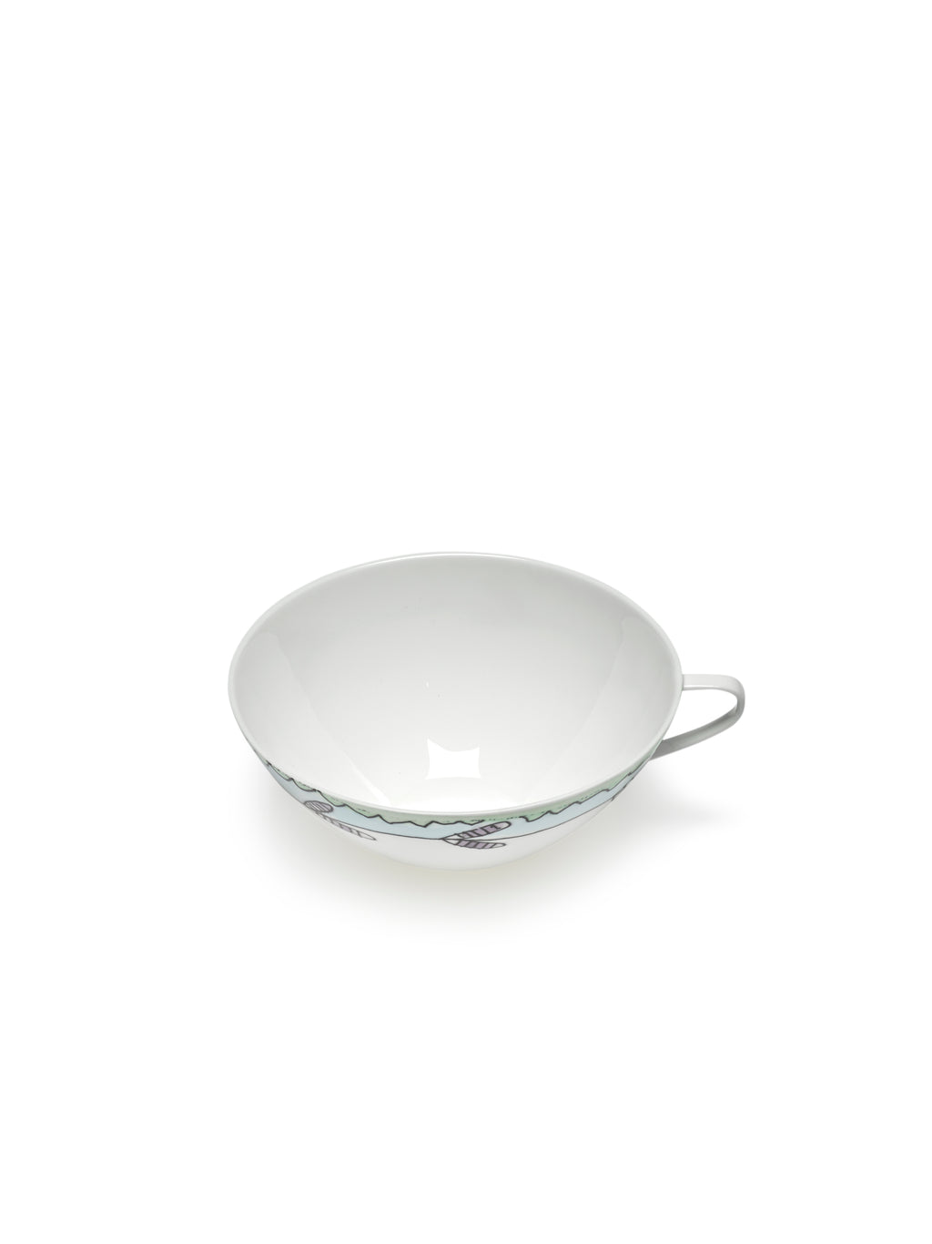 Midnight Flowers - Lot De 2 Tasses À Thé - Porcelaine Bone China - Blossom Milk