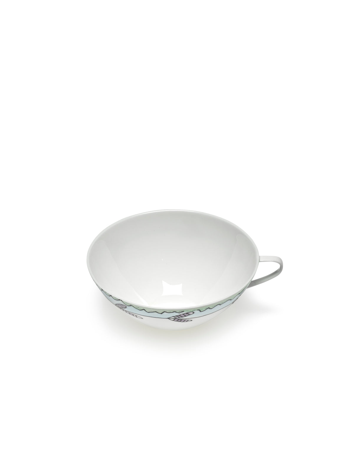 Midnight Flowers - Lot De 2 Tasses À Thé - Porcelaine Bone China - Blossom Milk