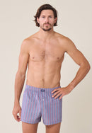 Caleçon À Rayures Tricolores En Coton - Jacques Rayures Tricolores