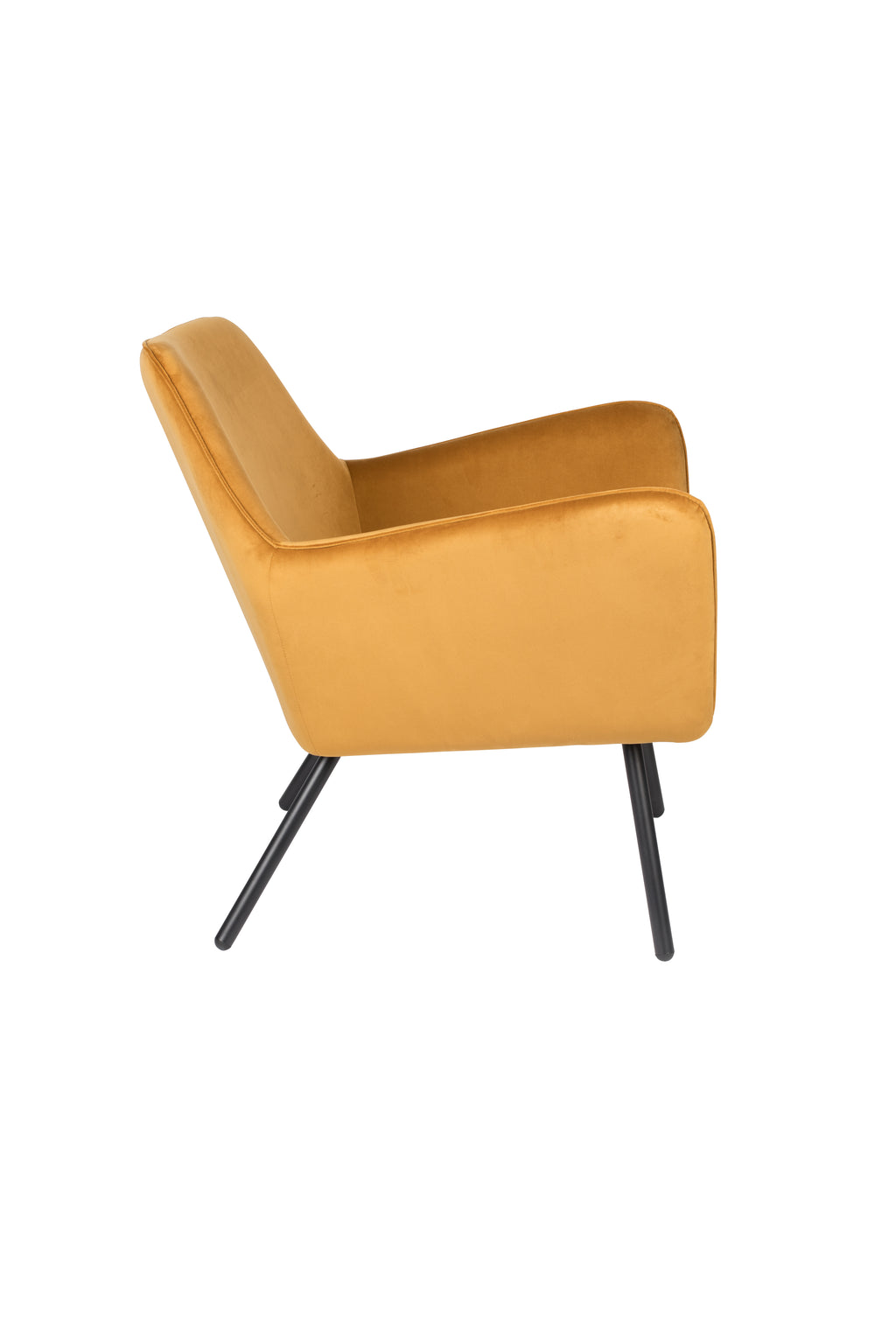 Bon Velours - Lounge Chair - Fabric - Gold