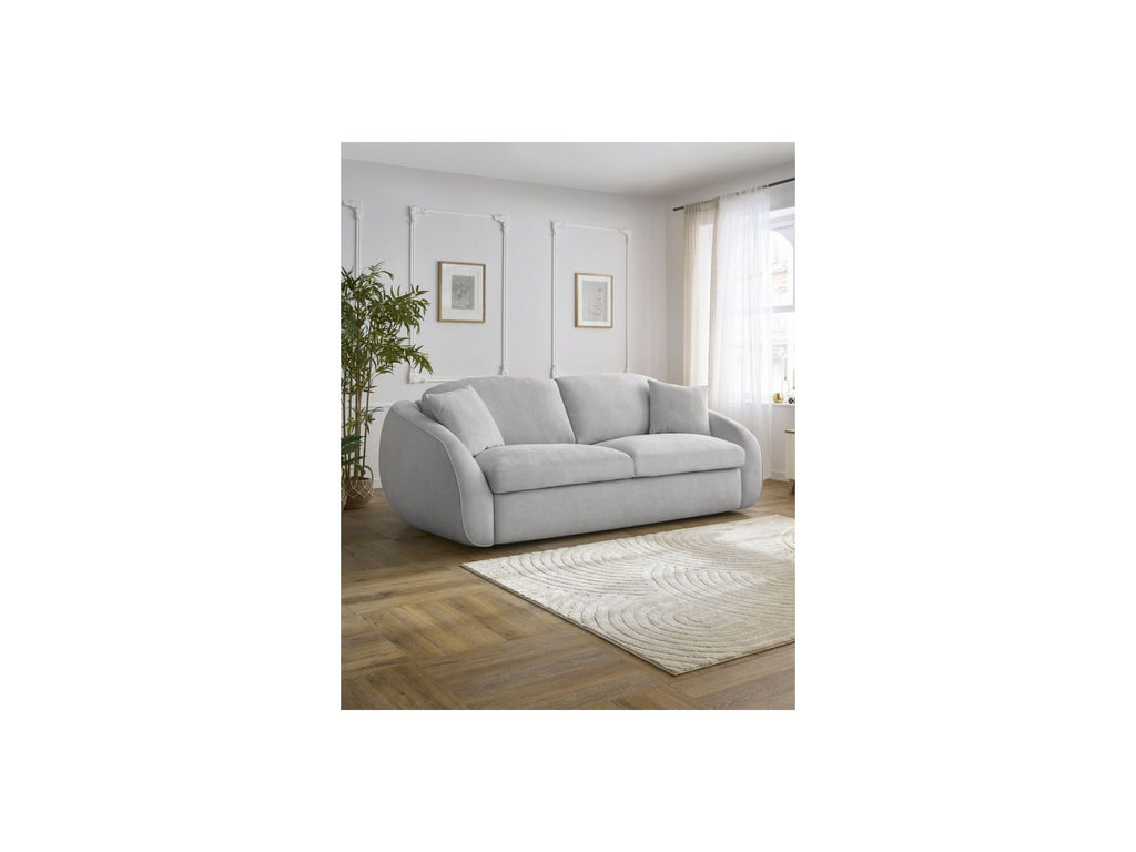 Cezanne Straight Sofa Bed with Express Opening and Smooth Fabric