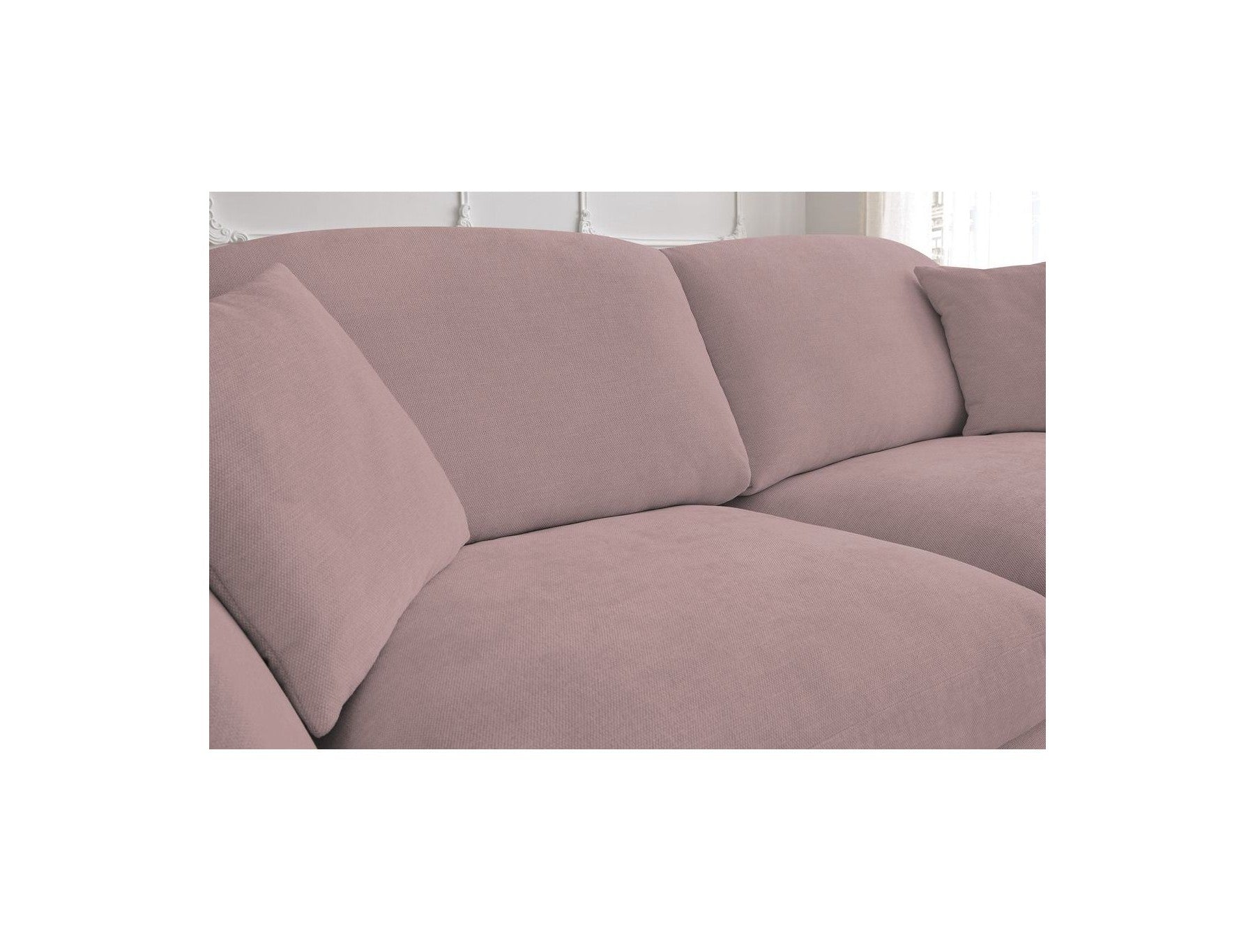 Cezanne Straight Sofa Bed with Express Opening and Smooth Fabric