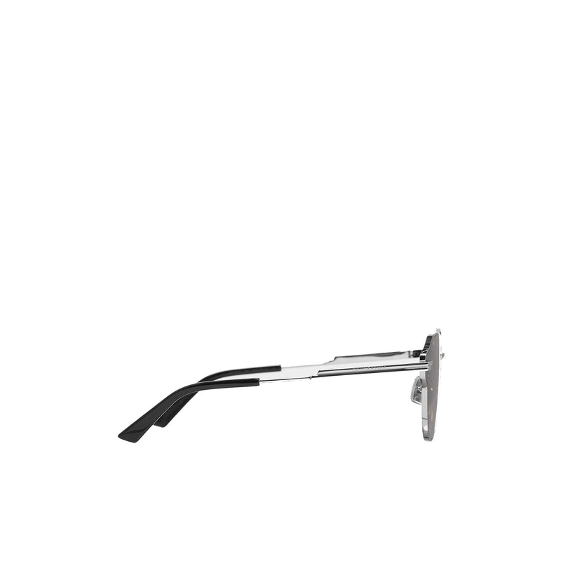 Lunettes De Soleil Bottega Veneta Glaze Aviator - Femme - Silver