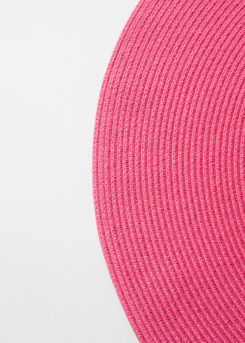 Hat Parma Oversized Straw Hat - Pink - Women