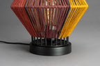 Surya Rope - Table Lamp - Polyester - Yellow/Red/Multicolor