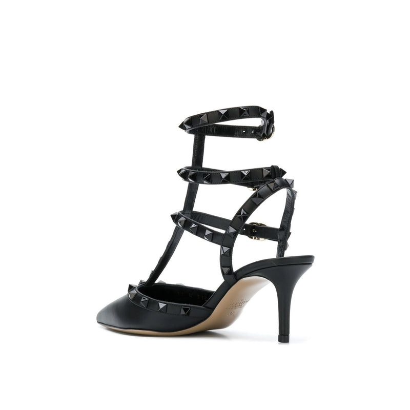 Escarpins - Valentino Garavani Patent Rockstud - Black