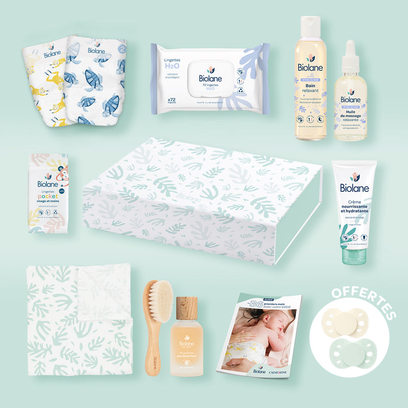 Coffret Cadeau De Naissance - Vert