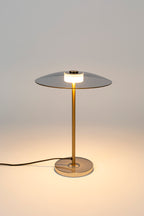 Float - Lampe De Table - Verre - Doré