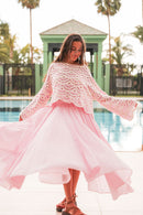 FANNIE Rose - Jupe Longue