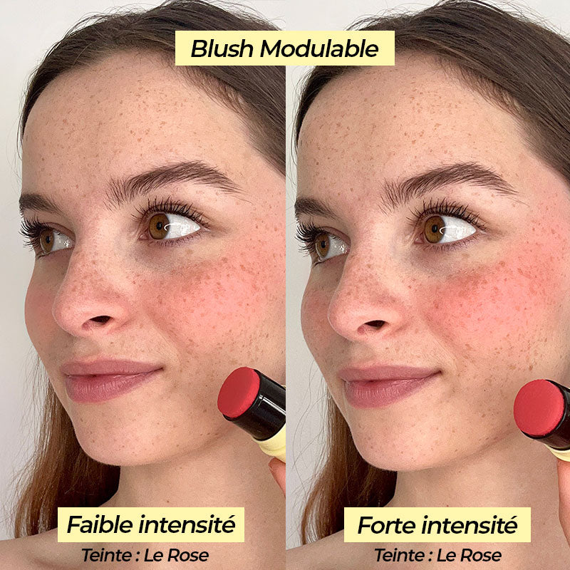 Fantastick Baume & Blush naturel - teinte Le Rose - 2 intensités pour le blush