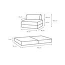 Fauteuil Gemma - Tissu Lisse