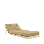 Roots - Sillón convertible - Madera natural y tela - Trigo